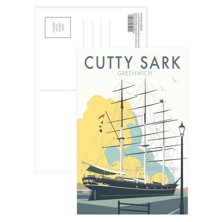 The Cutty Sark, Greenwich, London Postcard Pack