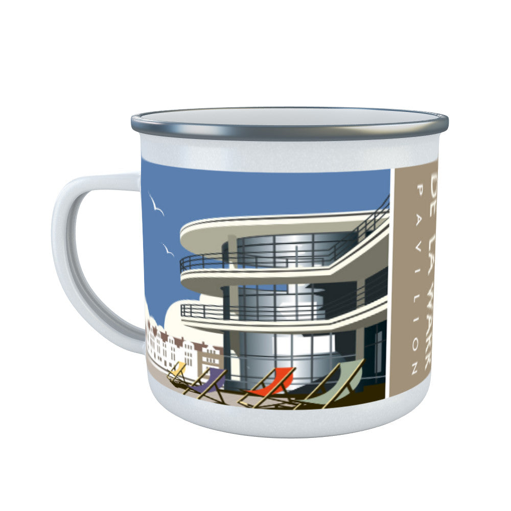 The De La Warr Pavilion, Bexhill, East Sussex Enamel Mug