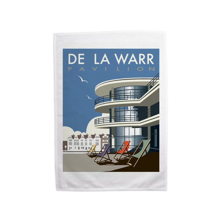 The De La Warr Pavilion, Bexhill, East Sussex Tea Towel