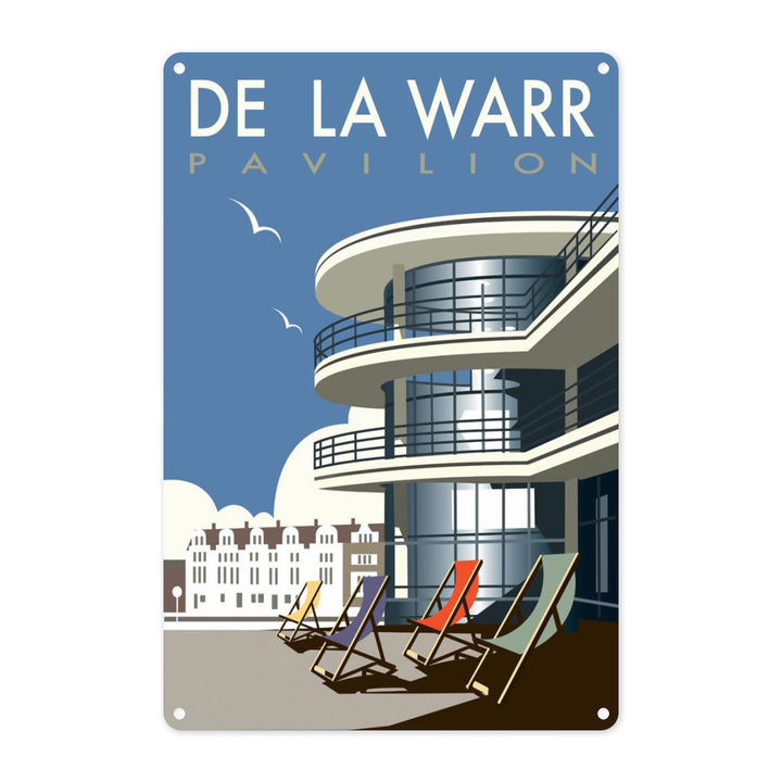 The De La Warr Pavilion, Bexhill, East Sussex Metal Sign