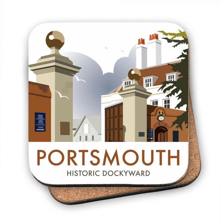 Portsmouth Historic Dockyard MDF Coaster