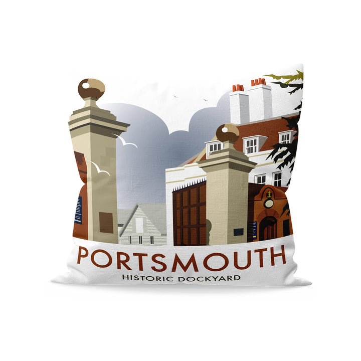 Portsmouth Historic Dockyard Fibre Filled Cushion