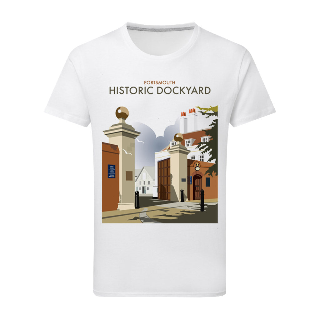 Historic Dockyard T-Shirt by Dave Thompson