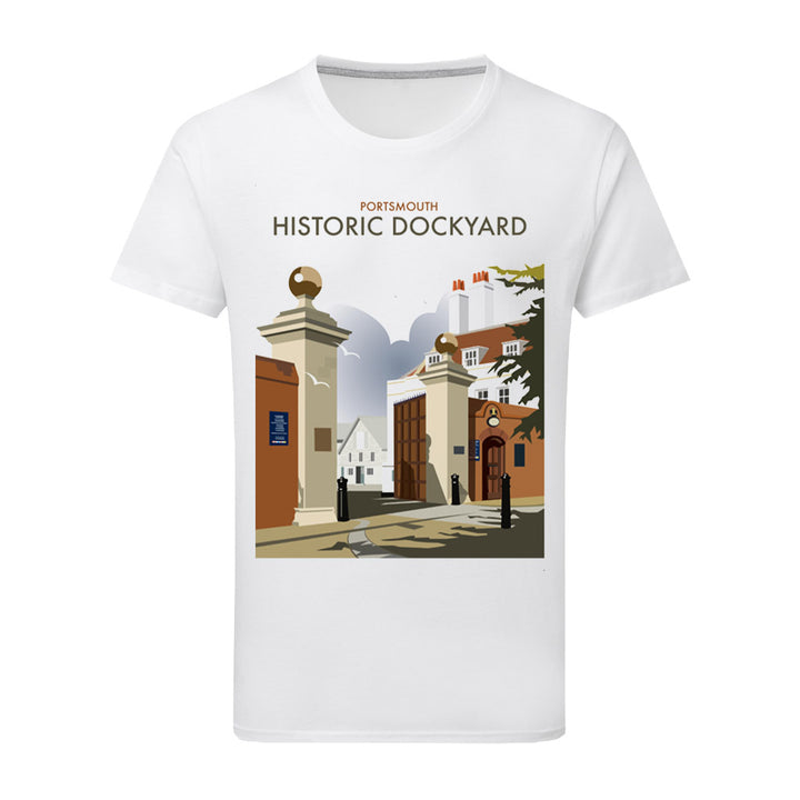 Historic Dockyard T-Shirt by Dave Thompson