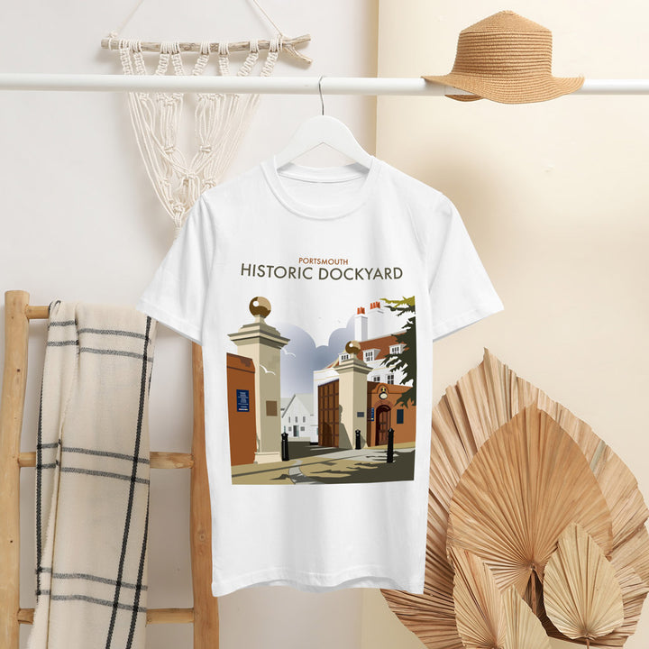 Historic Dockyard T-Shirt by Dave Thompson