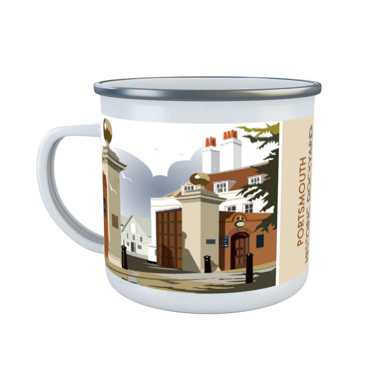 Portsmouth Historic Dockyard Enamel Mug