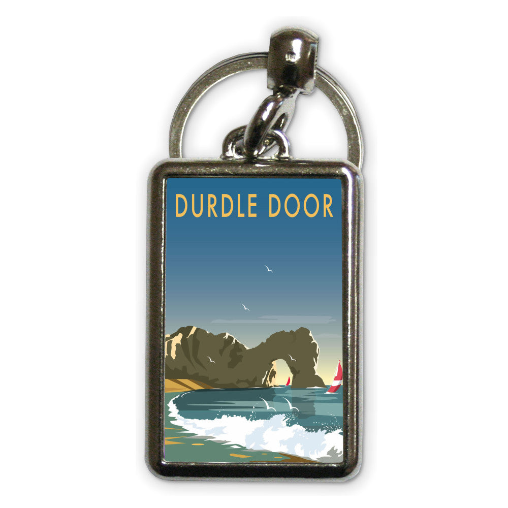 Durdle Door, Dorset Metal Keyring