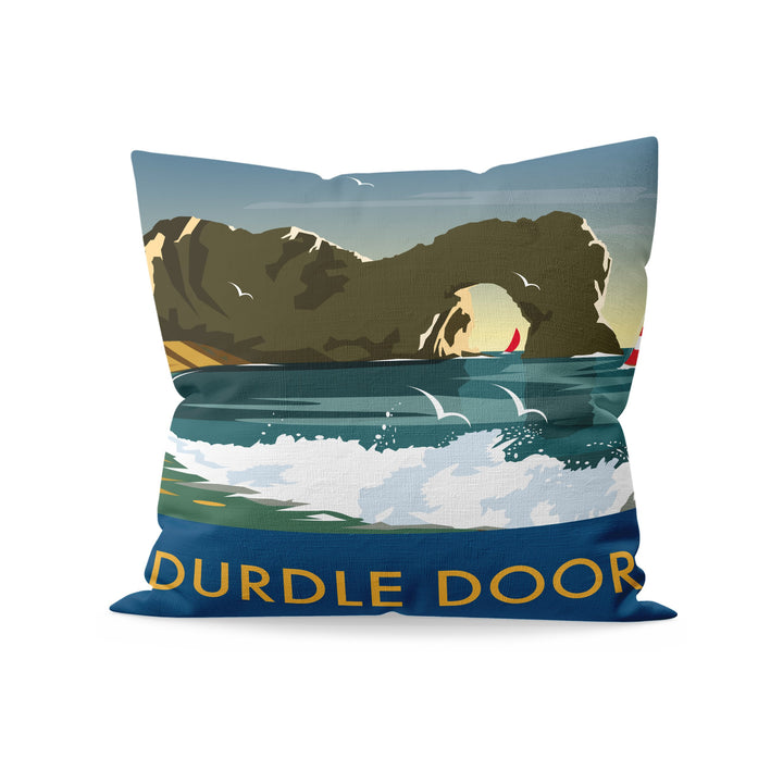 Durdle Door, Dorset Fibre Filled Cushion