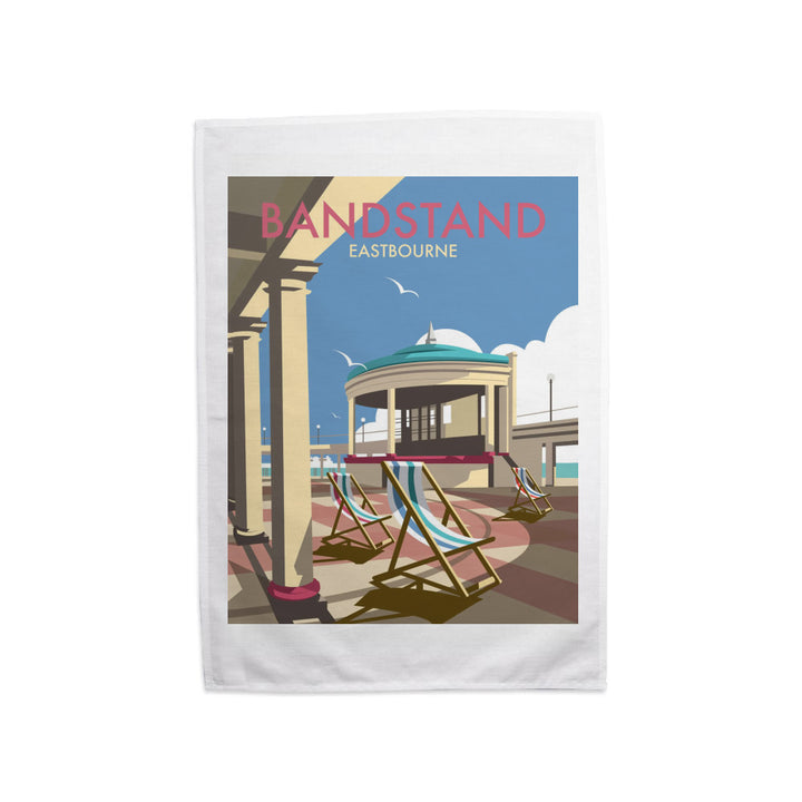 Eastbourne Bandstand Tea Towel