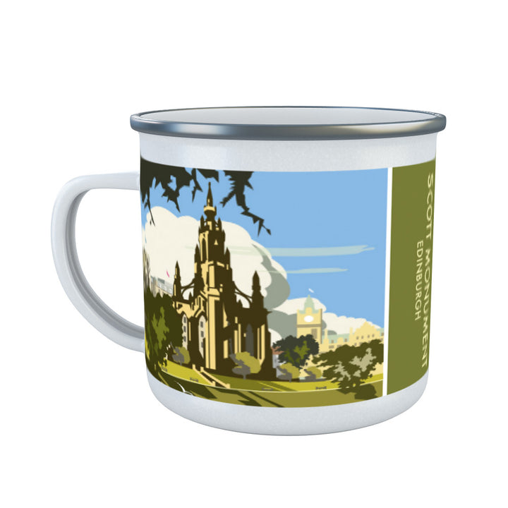 Scott Monument, Edinburgh Enamel Mug