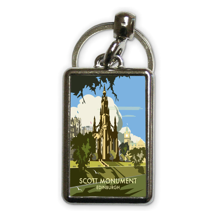 Scott Monument, Edinburgh Metal Keyring