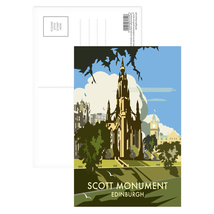 Scott Monument, Edinburgh Postcard Pack