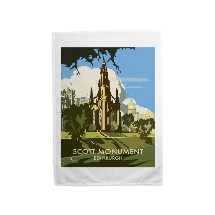 Scott Monument, Edinburgh Tea Towel