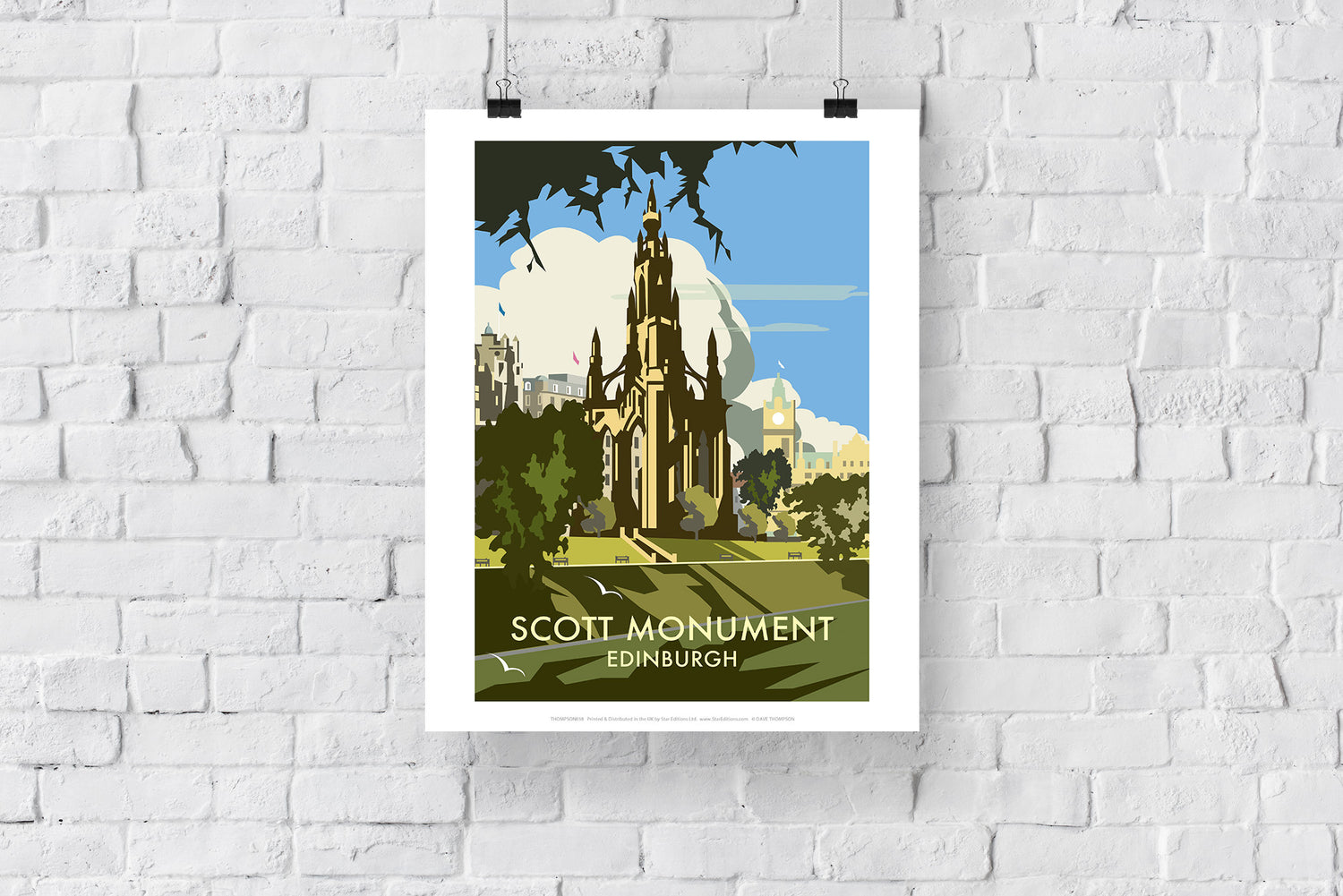 Scott Monument, Edinburgh - Art Print