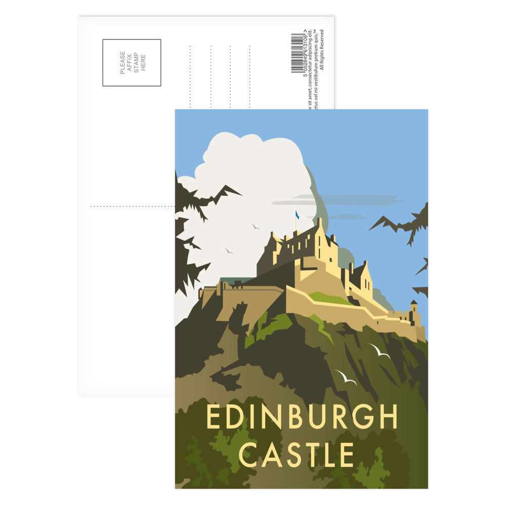 Edinburgh Castle Postcard Pack