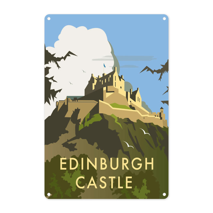 Edinburgh Castle Metal Sign