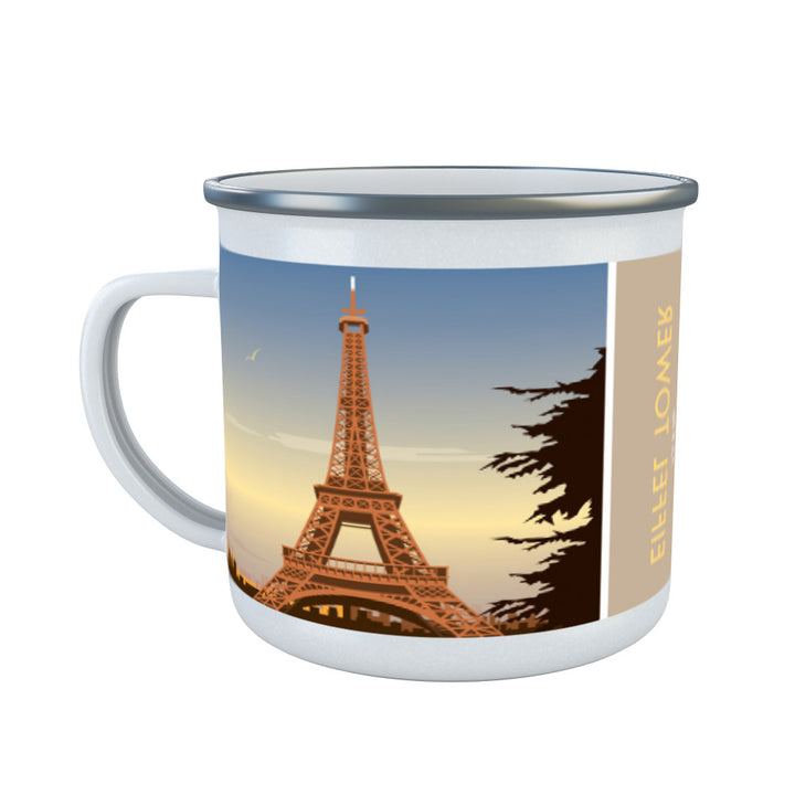 The Eiffel Tower, Paris Enamel Mug