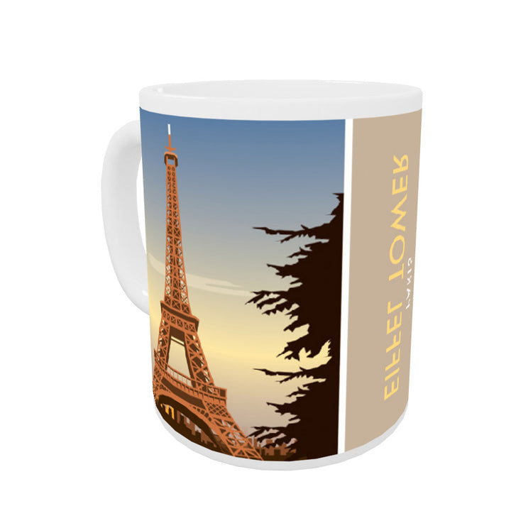 The Eiffel Tower, Paris Coloured Insert Mug