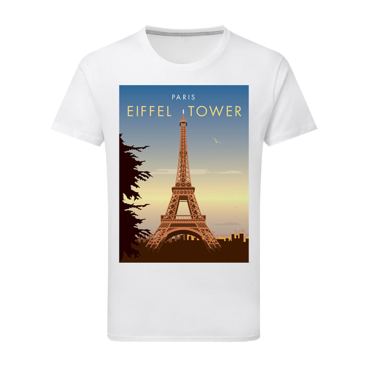 Eiffel Tower Paris T-Shirt by Dave Thompson