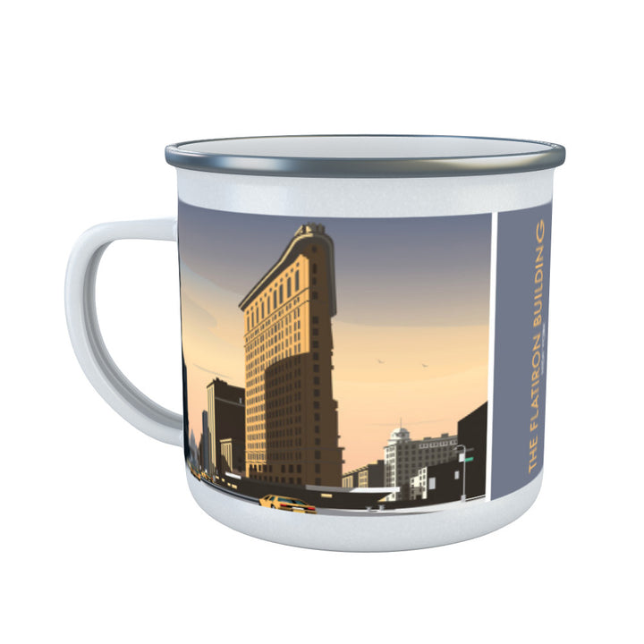 The Flatiron Building, New York Enamel Mug