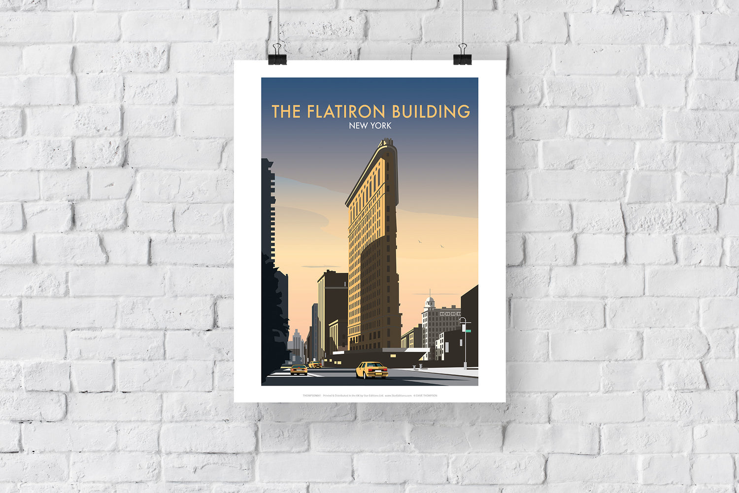 The Flatiron Building, New York - Art Print