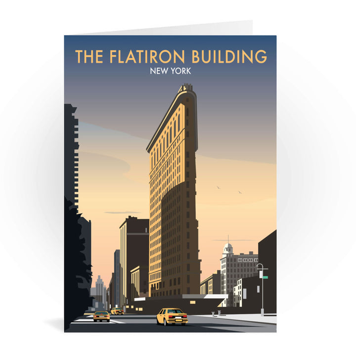 The Flatiron Building, New York Greeting Card 7x5