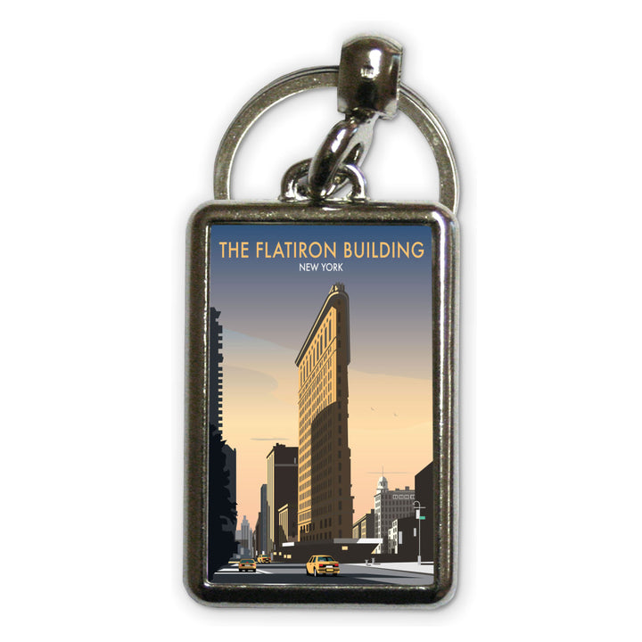The Flatiron Building, New York Metal Keyring
