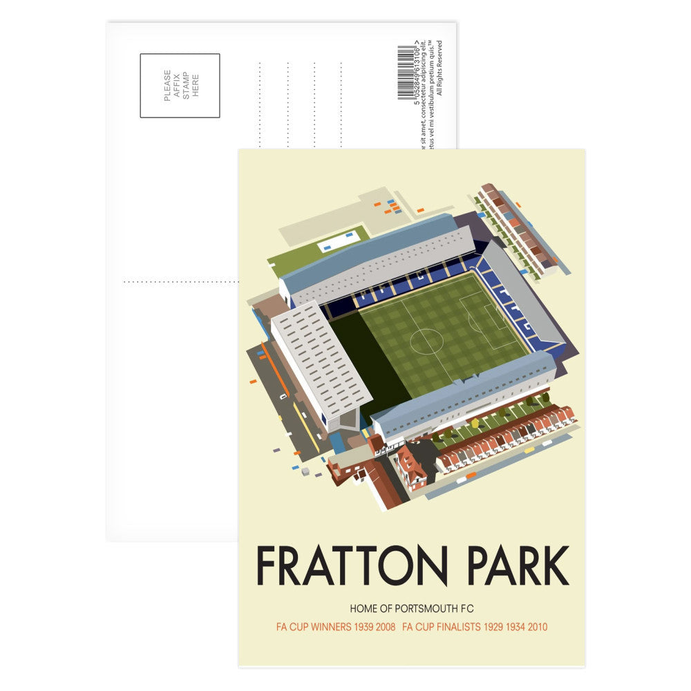 Fratton Park, Home of Portsmouth FC Postcard Pack