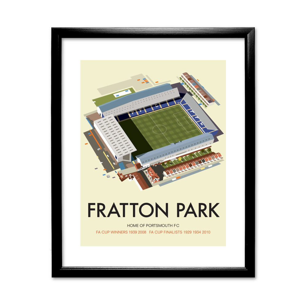 Fratton Park, Home of Portsmouth FC - Art Print
