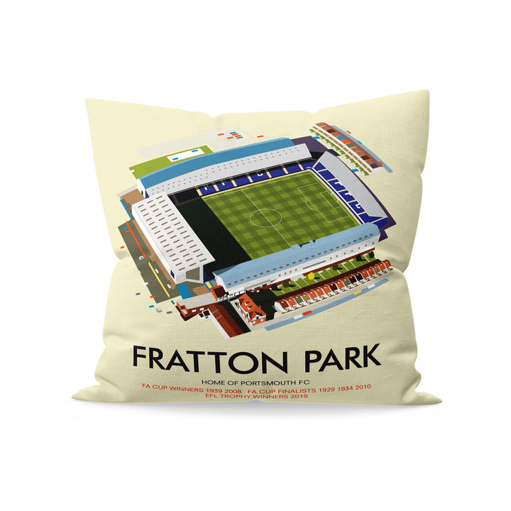 Fratton Park, Home of Portsmouth FC Fibre Filled Cushion