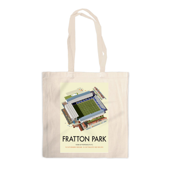 Fratton Park, Home of Portsmouth FC Canvas Tote Bag