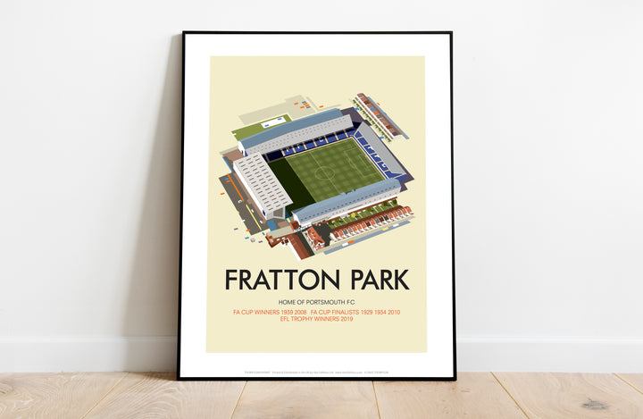 Fratton Park, Home of Portsmouth FC - Art Print