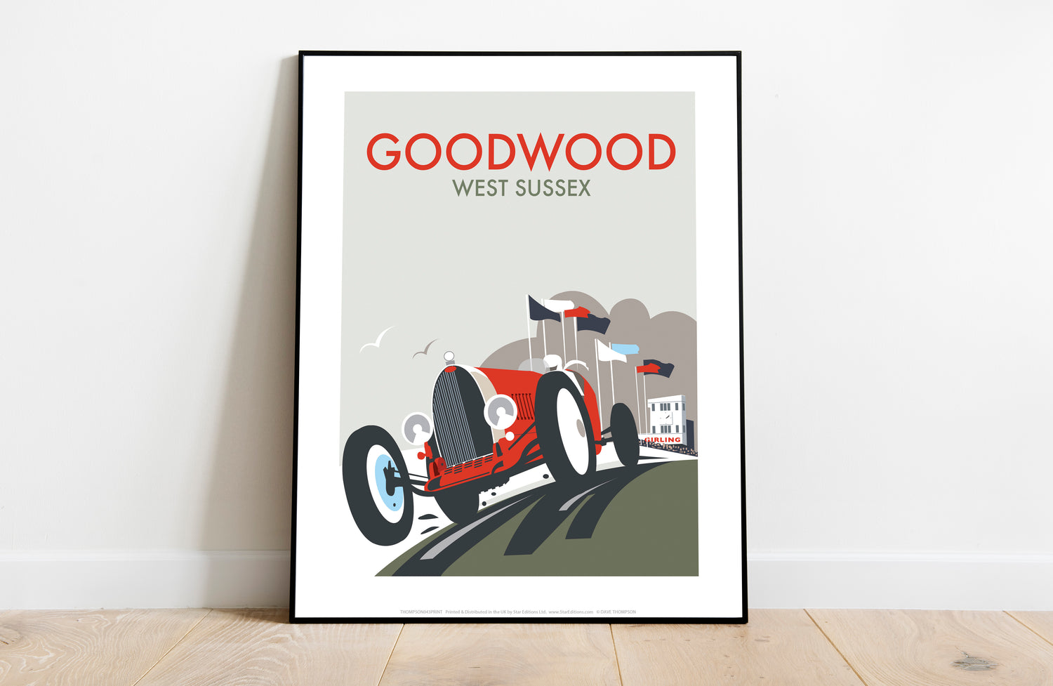 Goodwood, West Sussex - Art Print