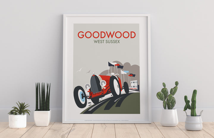 Goodwood, West Sussex - Art Print