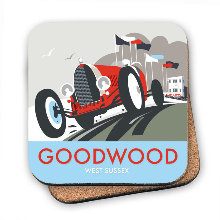 Goodwood, West Sussex MDF Coaster