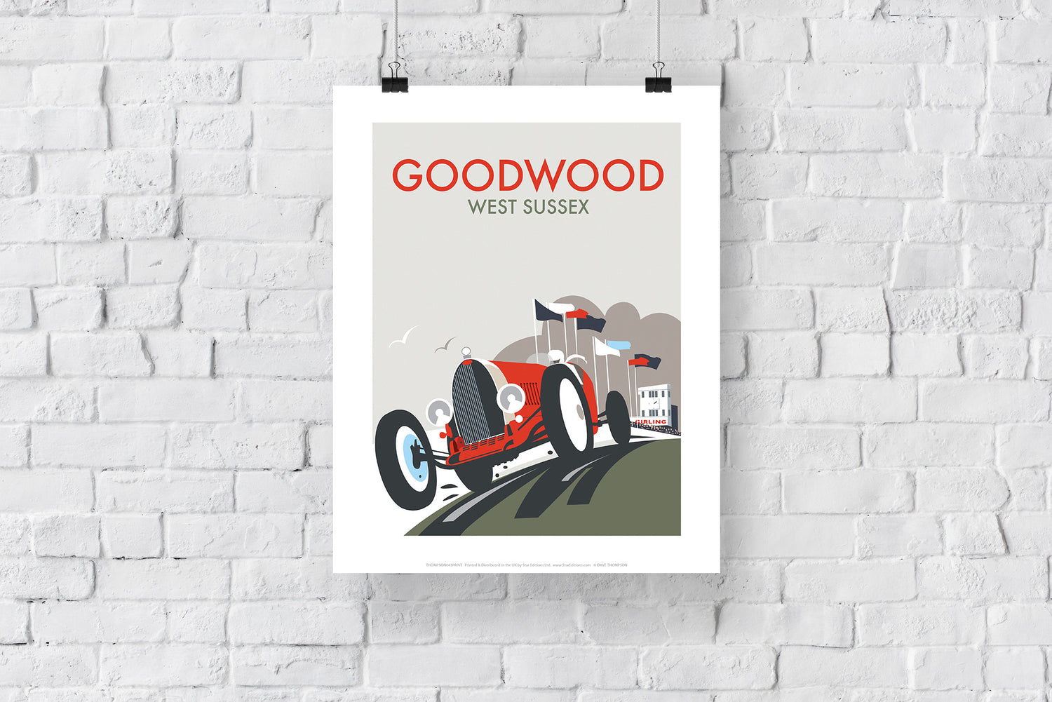 Goodwood, West Sussex - Art Print