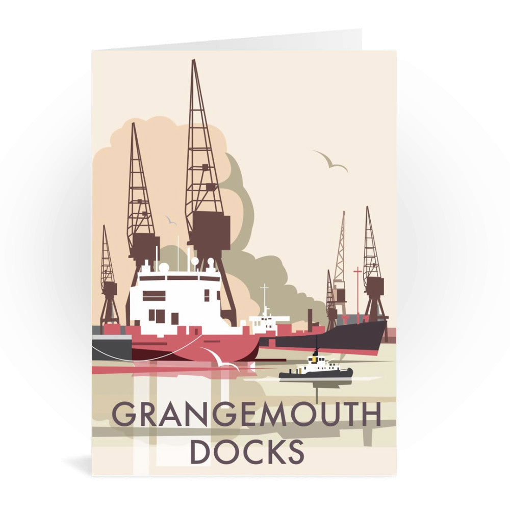 Grangemouth Docks Greeting Card 7x5