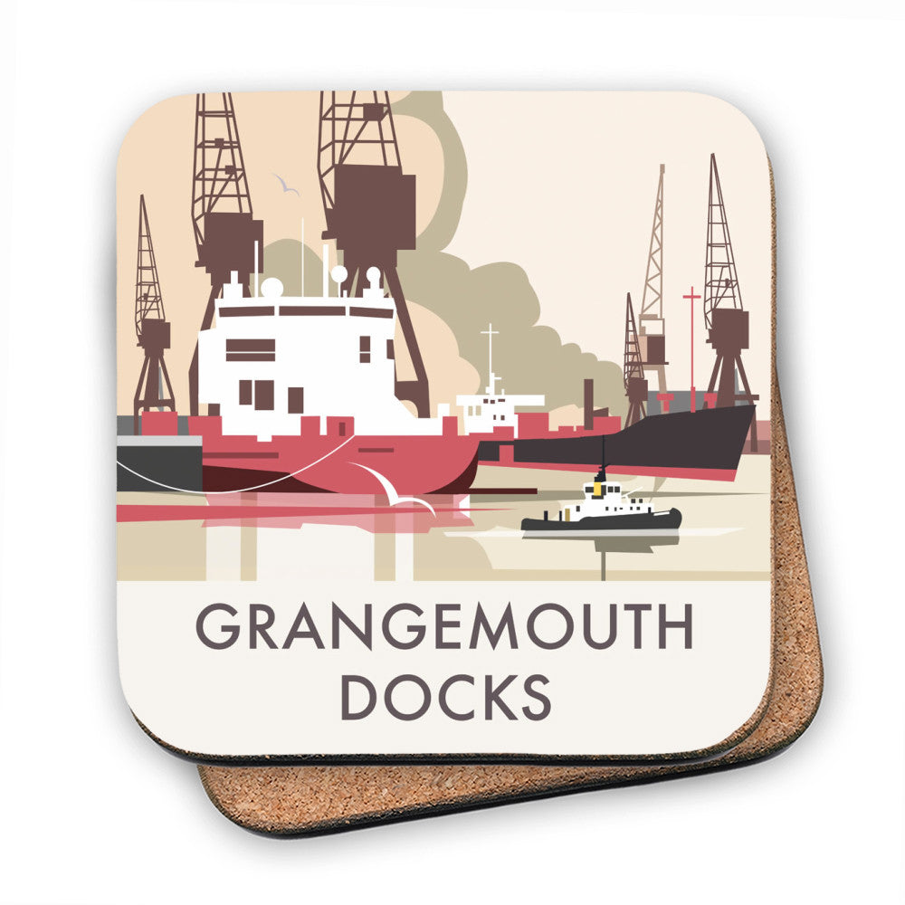 Grangemouth Docks MDF Coaster