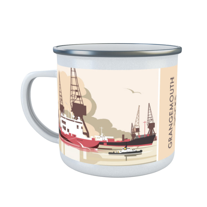 Grangemouth Docks Enamel Mug