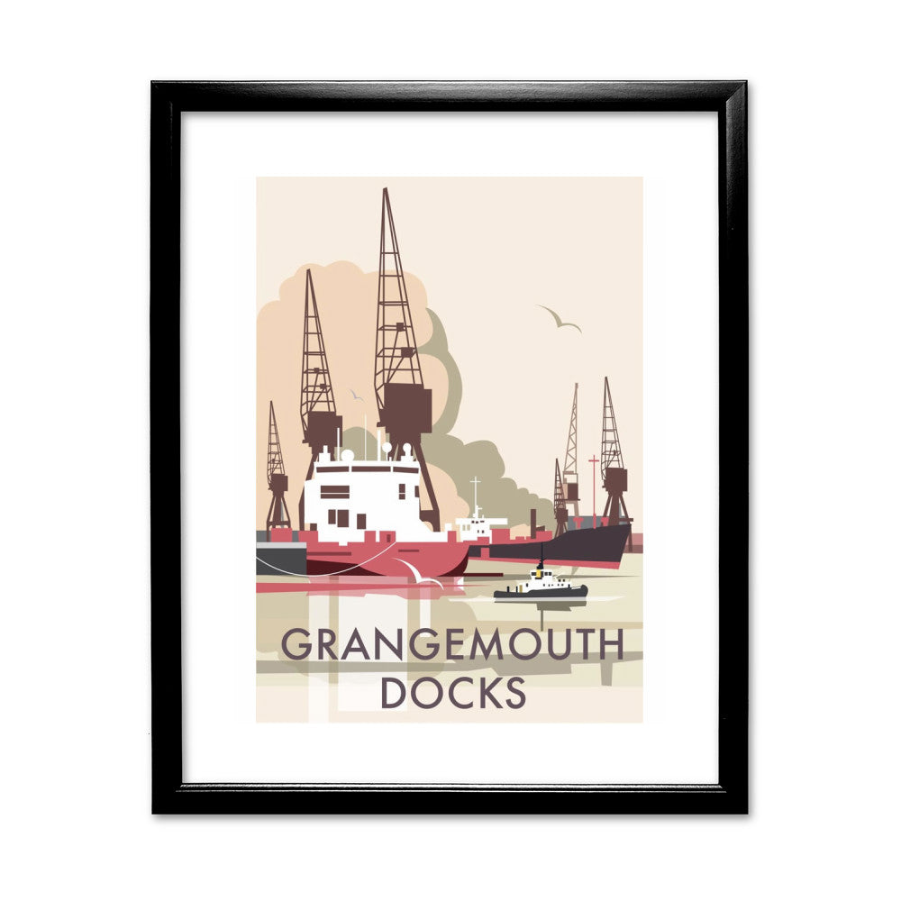 Grangemouth Docks - Art Print