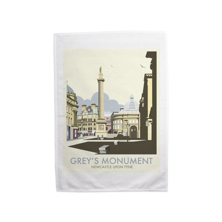 Grey's Monument, Newcastle Upon Tyne Tea Towel