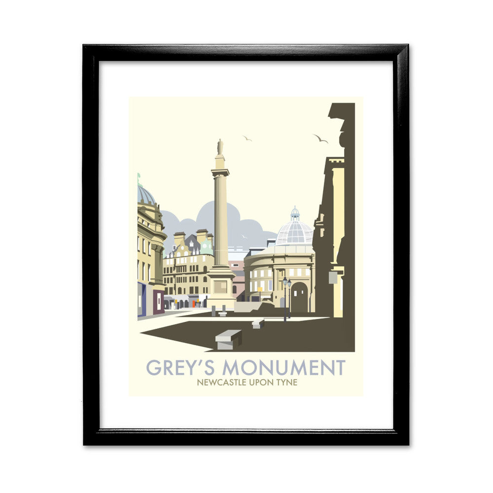 Grey's Monument, Newcastle Upon Tyne - Art Print