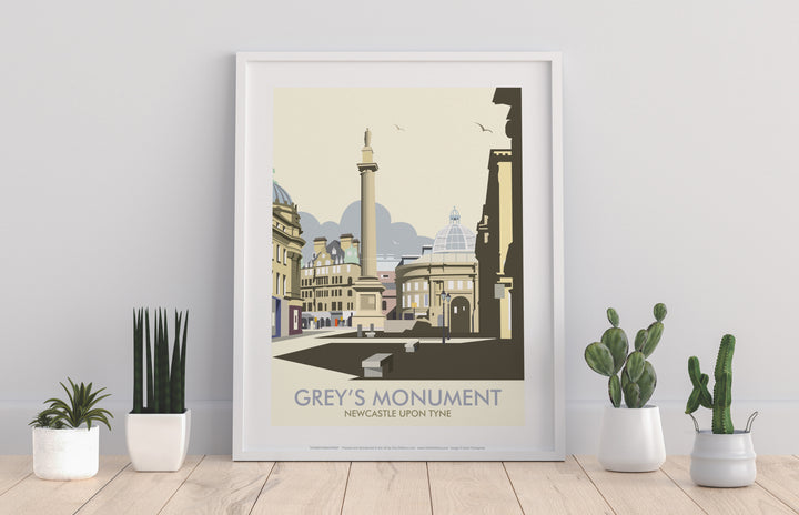 Grey's Monument, Newcastle Upon Tyne - Art Print