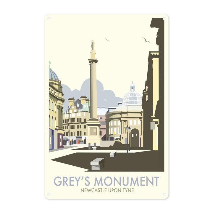 Grey's Monument, Newcastle Upon Tyne Metal Sign