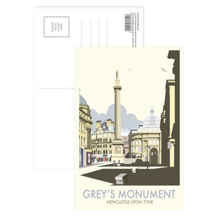 Grey's Monument, Newcastle Upon Tyne Postcard Pack