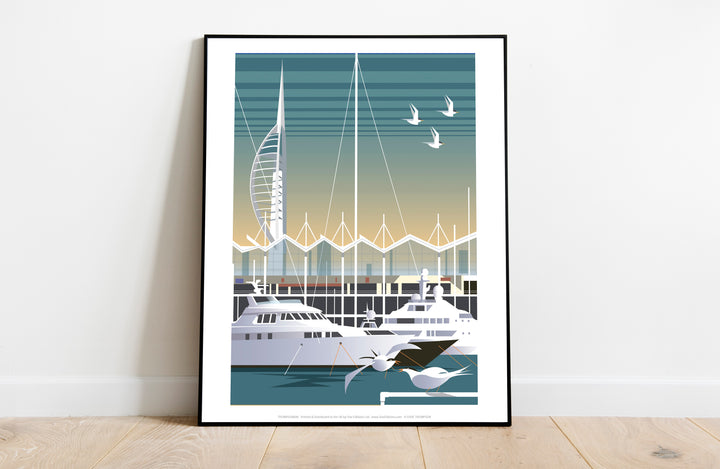 Gunwharf Quays, Portsmouth - Art Print