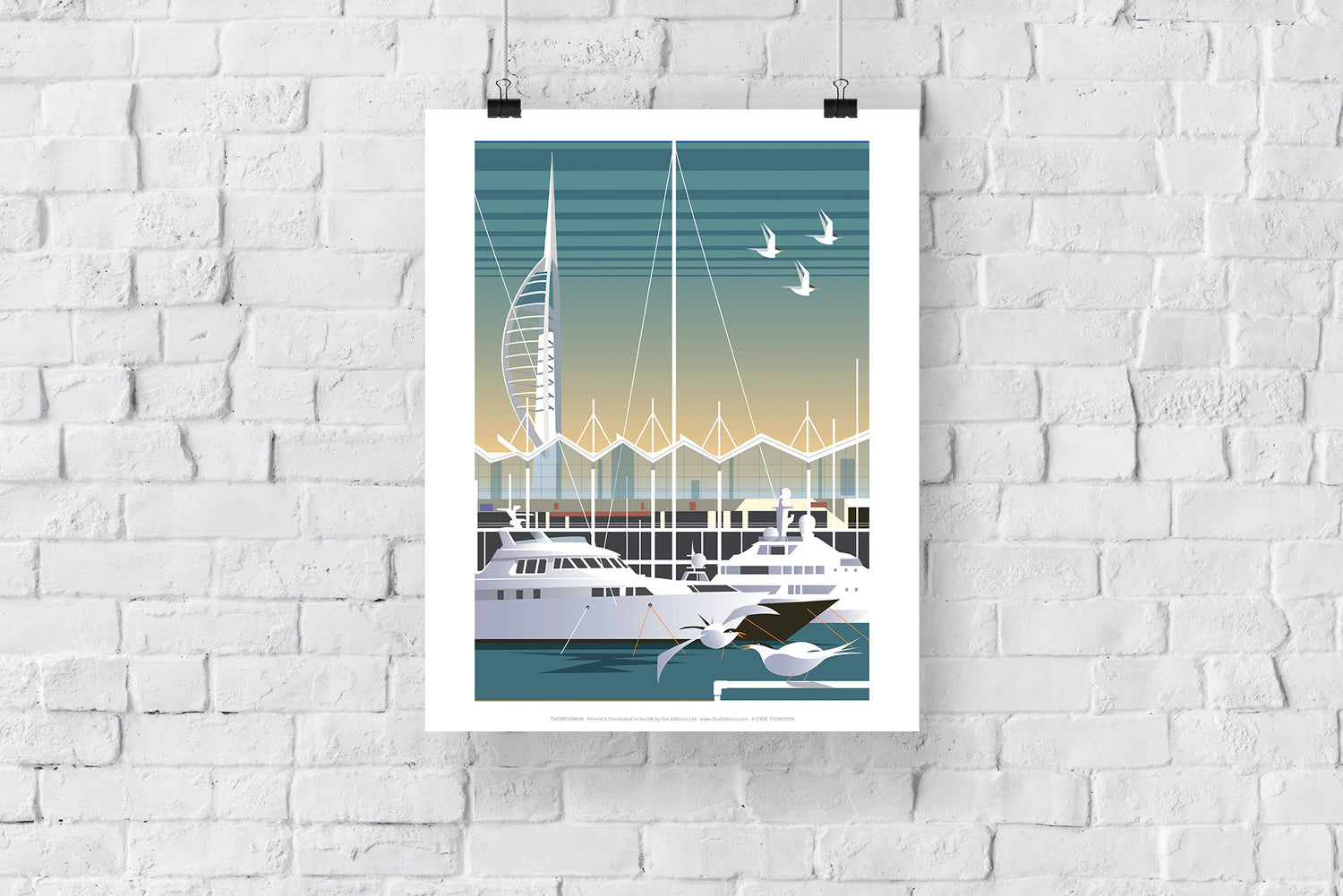 Gunwharf Quays, Portsmouth - Art Print