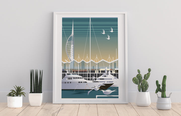 Gunwharf Quays, Portsmouth - Art Print