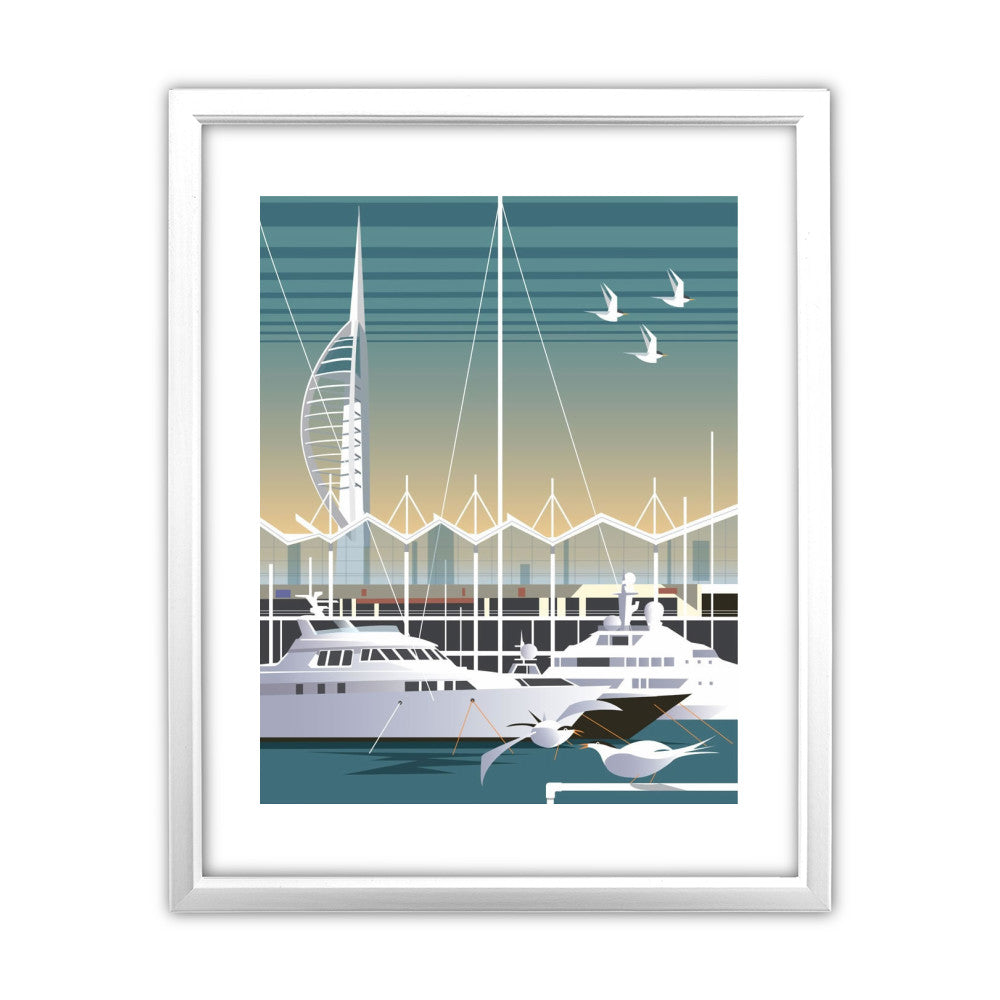 Gunwharf Quays, Portsmouth - Art Print