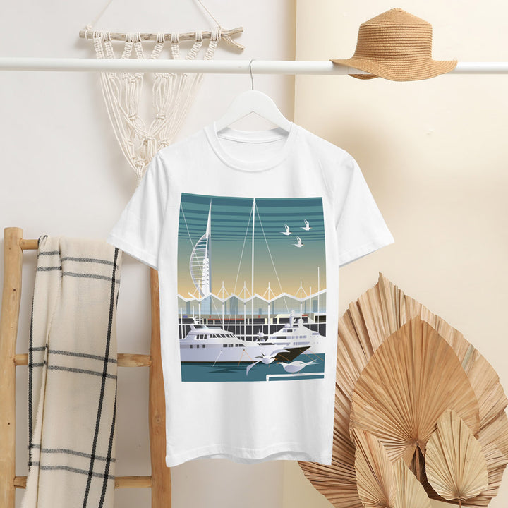Gunwharf Quays T-Shirt by Dave Thompson